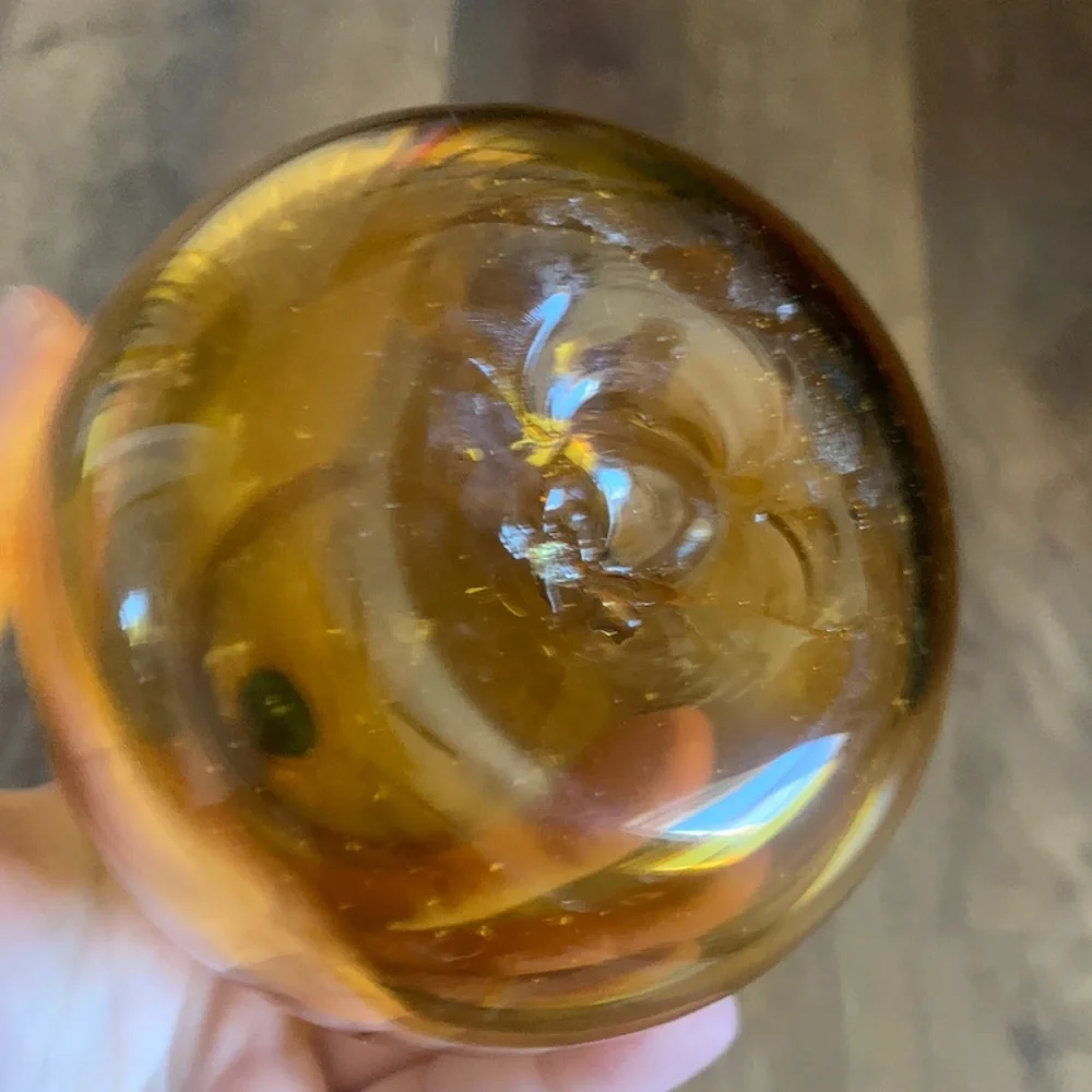 Blenko Glass Pear [no stem]
